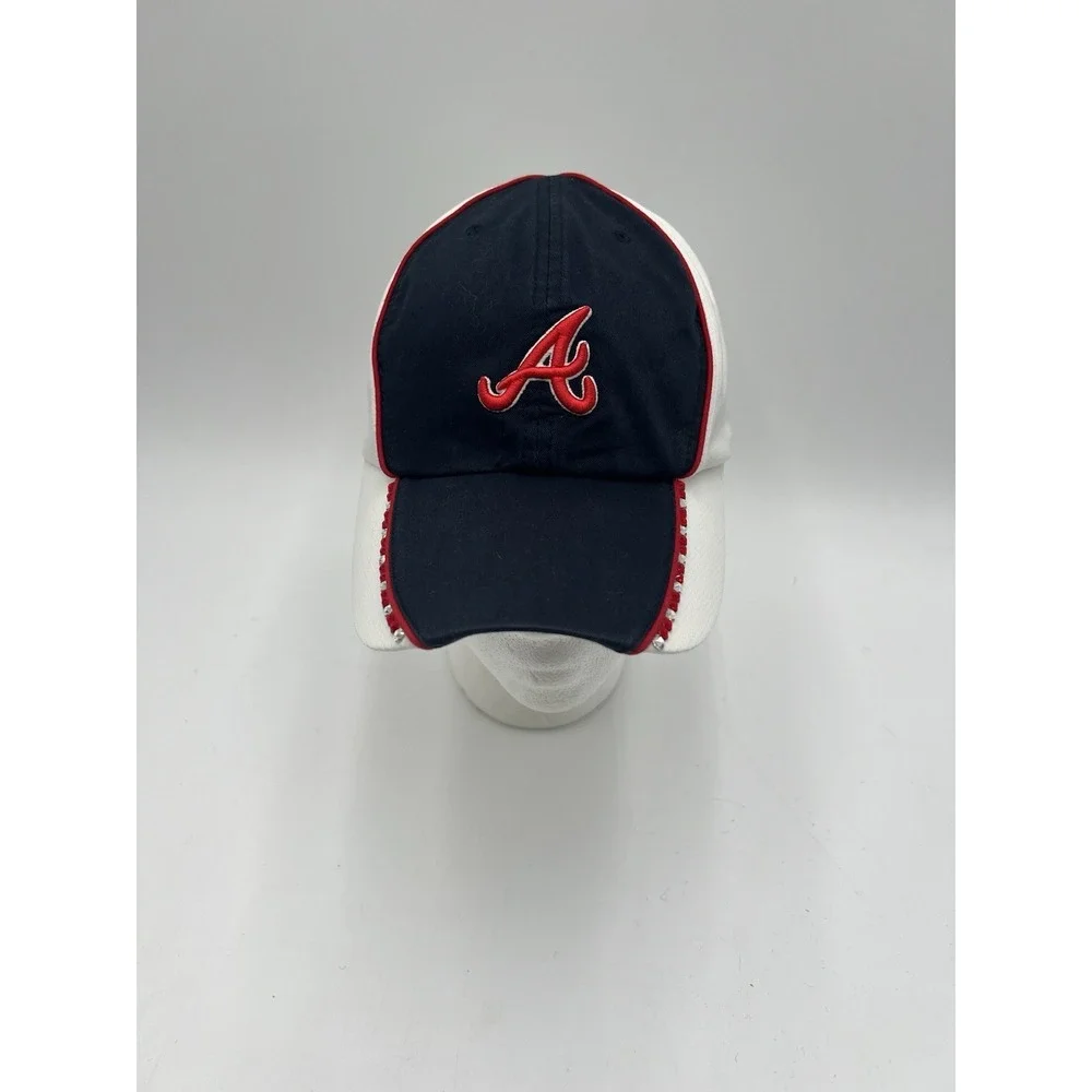Nike Team Atlanta Braves Dri-FIT Adjustable Hat Cap Bling Rhinestone MLB